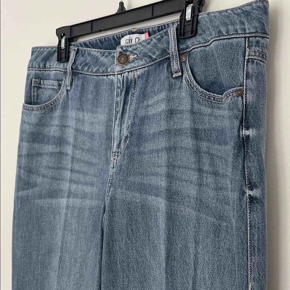 CAbi Ashbury High Rise Wide Leg Jeans size 12